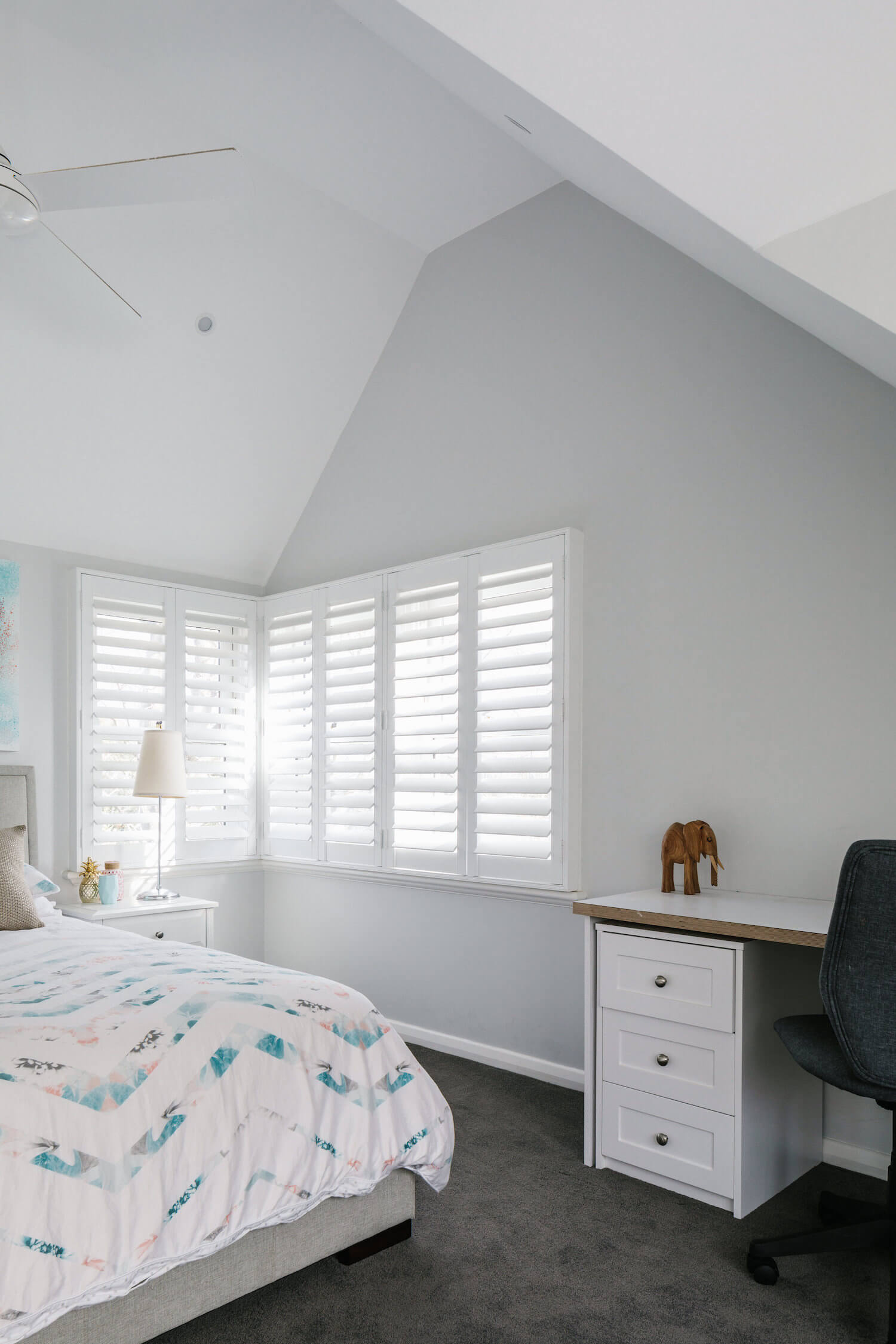 Photo of a bedroom in a completed single storey addition