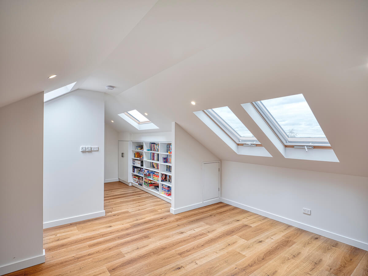 Photo of a rumpus room in a single storey addition